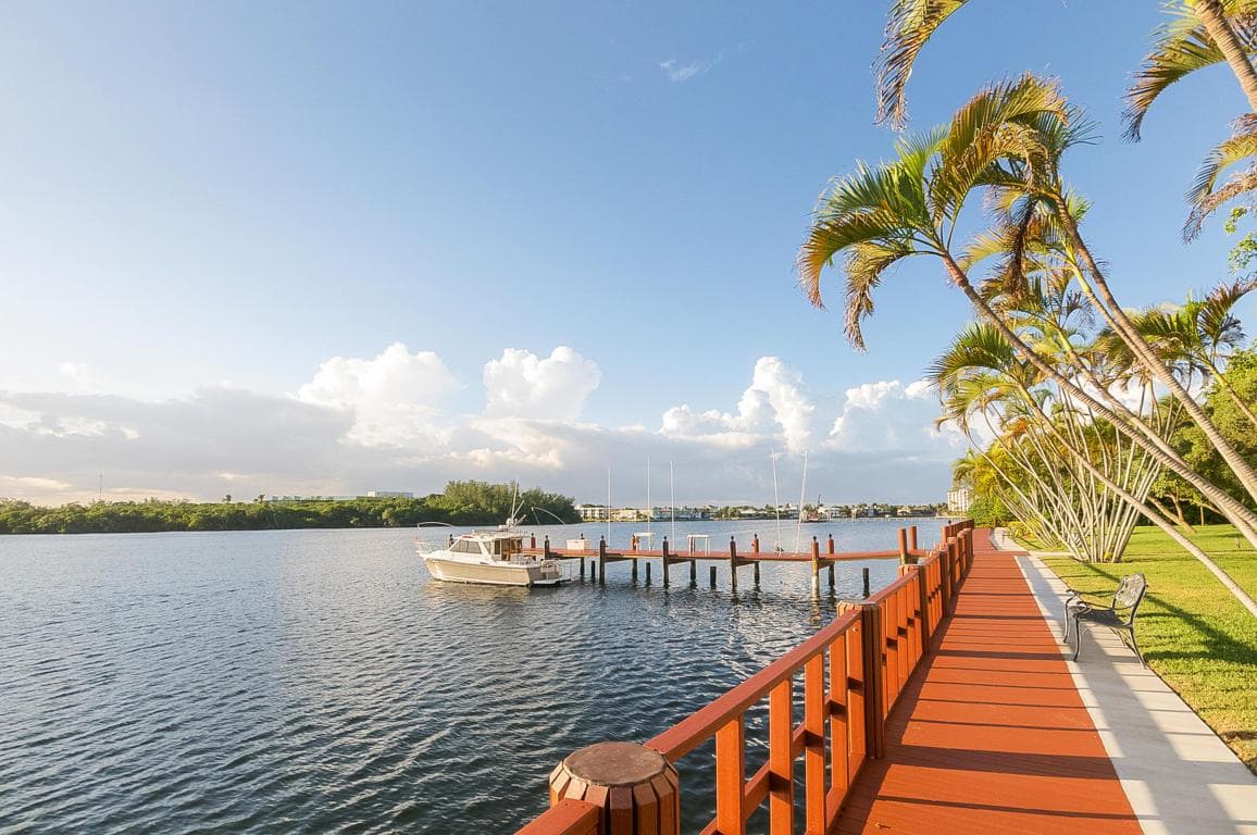 BOCA TOWERS BOARD WALK AND ONE BOAT