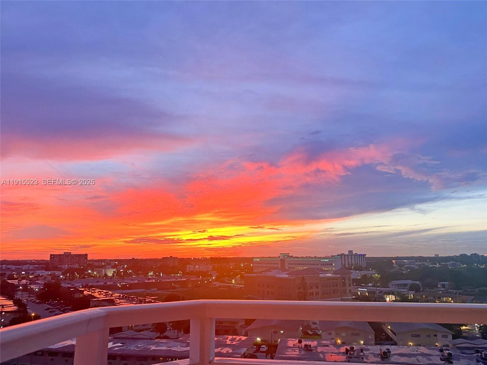 Sunset balcony View
