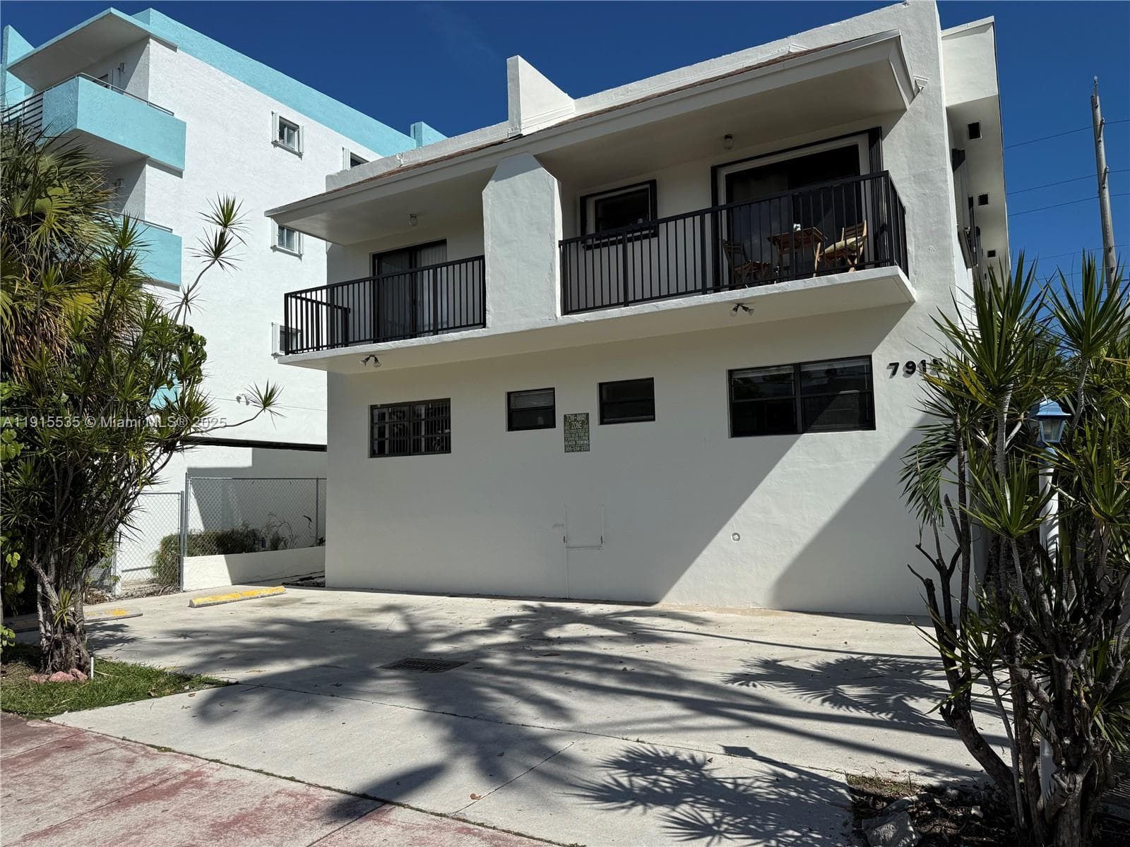 Front of residence