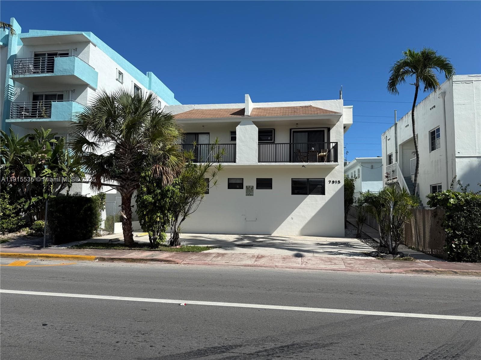 Front of residence