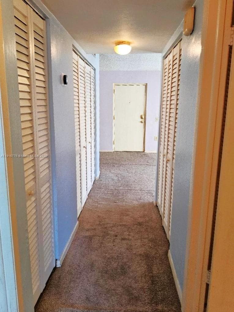 Hallway facing Front Door