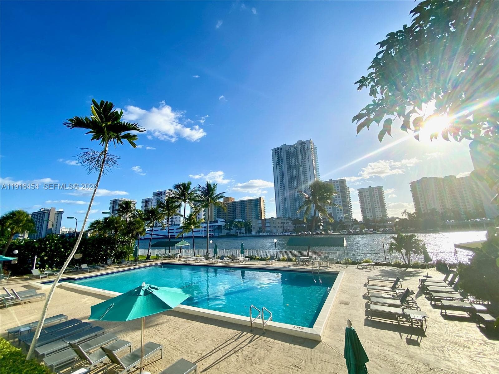 Amazing location! - Oceanview Park Condominium, Three Islands, Hallandale Beach, FL 33009. 1000 Parkview Drive, Unit #518.