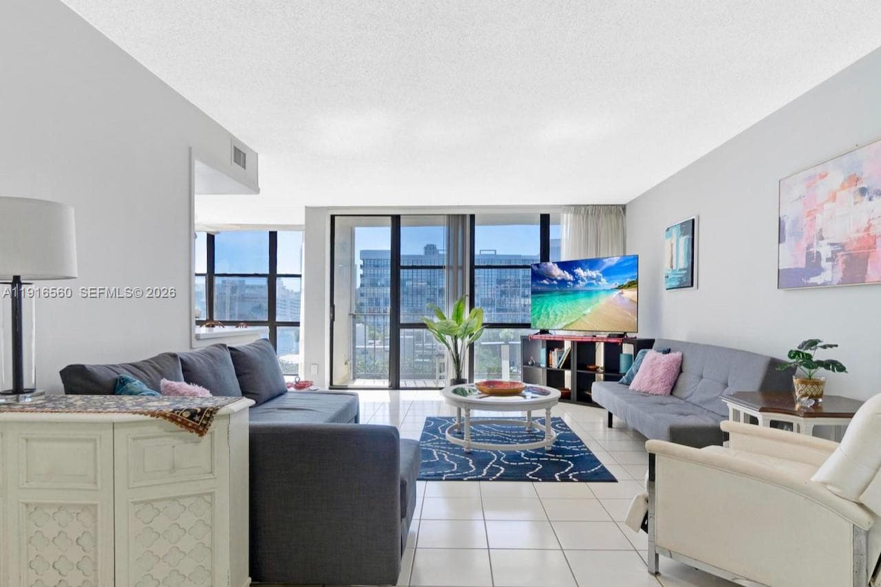 Unit 518.  1000 Parkview Drive, Hallandale Beach, FL 33009. Oceanview Park Condominium.