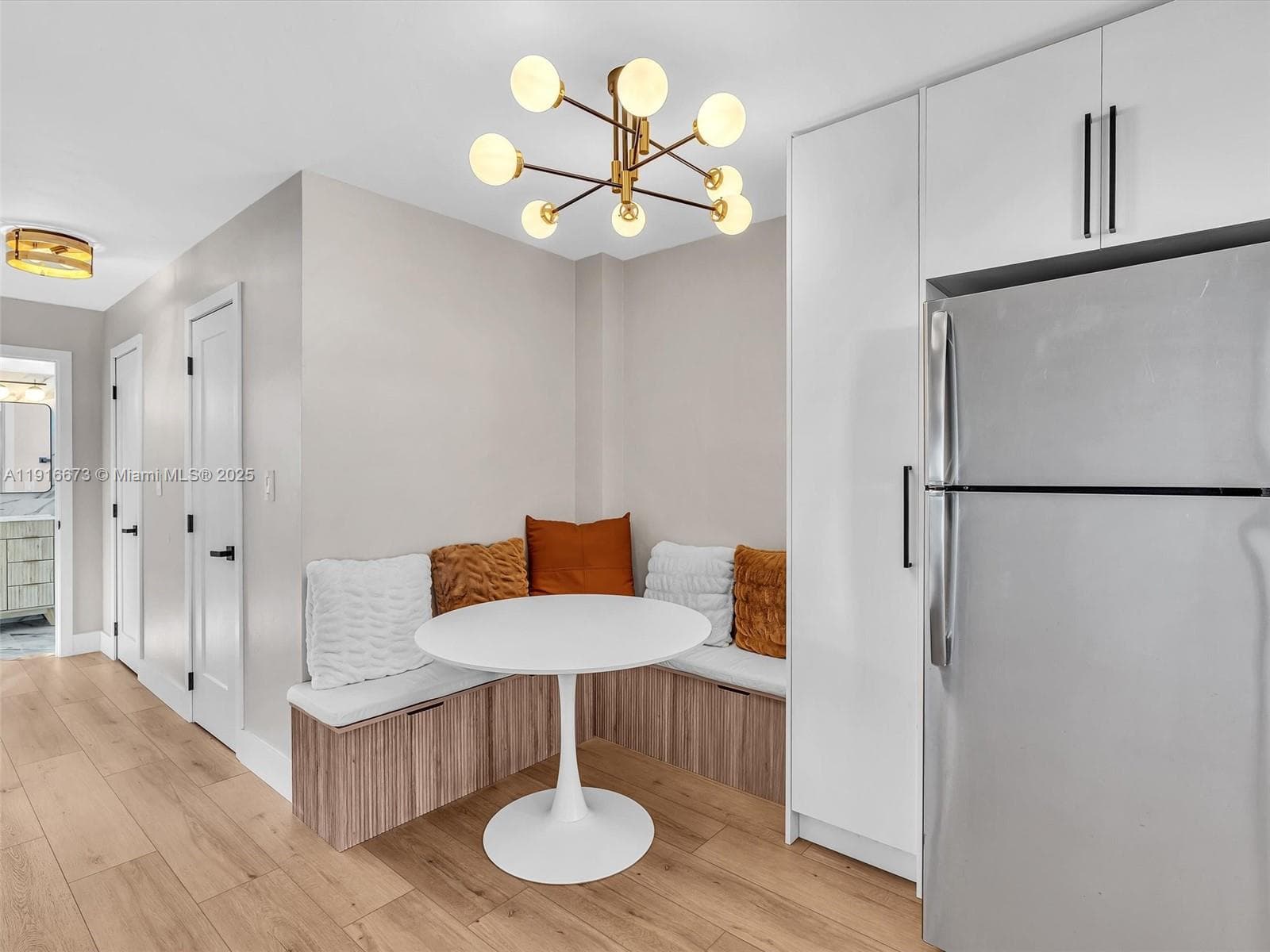 Built-in Breakfast nook with storage