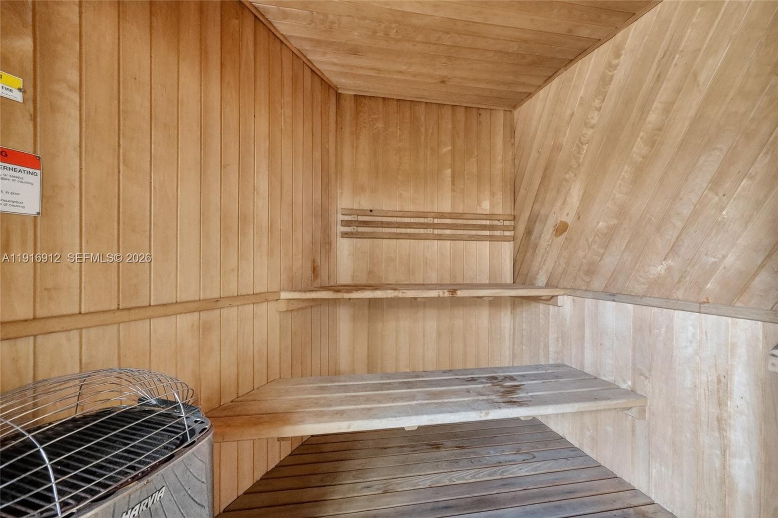 The sauna provides the perfect place to unwind after a workout, recharge after a long day, or simply enjoy a peaceful moment in a tranquil, spa-like atmosphere
