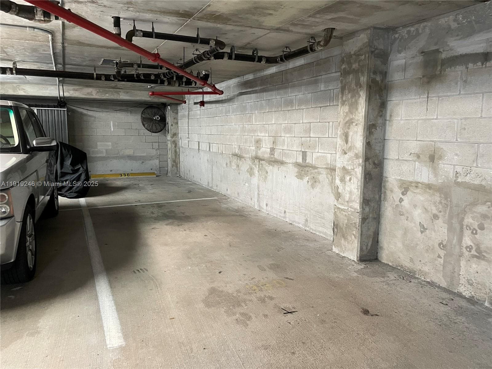 2 tandem parking spaces