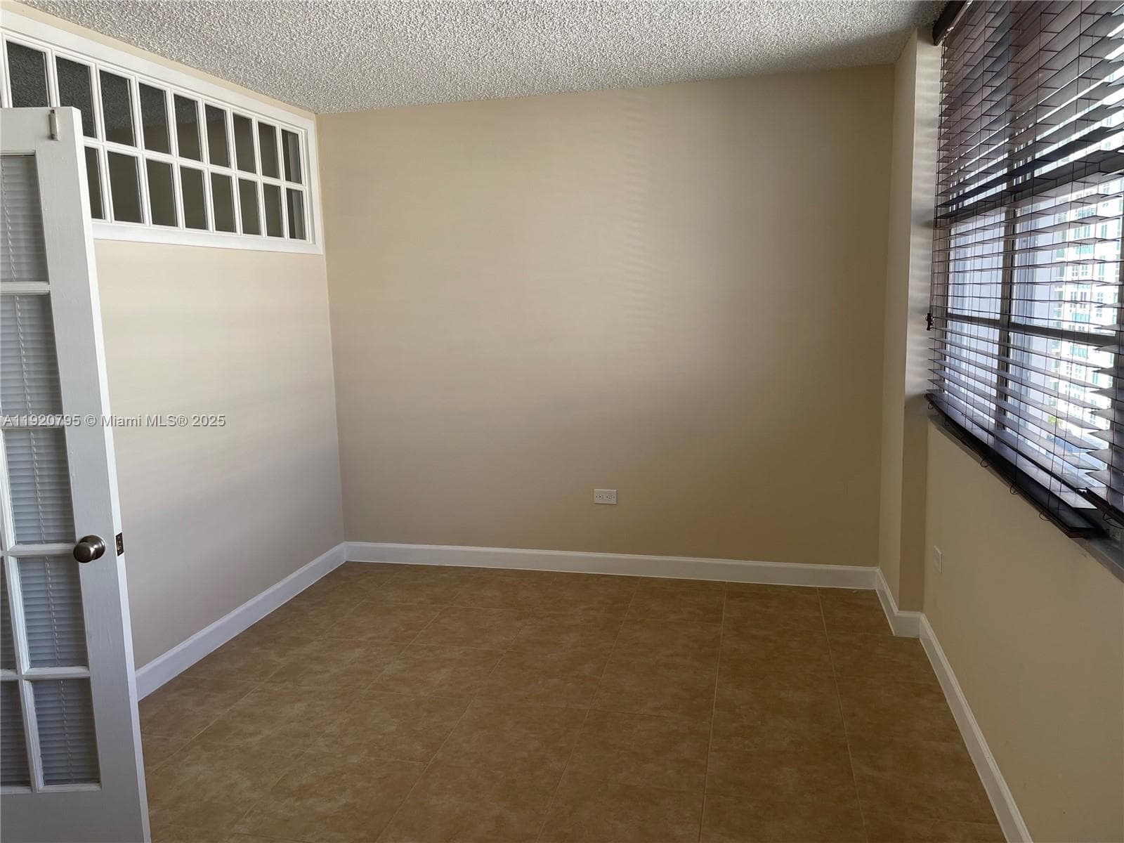 Bedroom with privacy wall