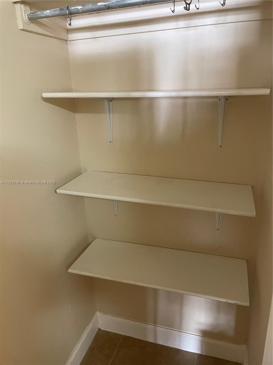 Pantry off of the kitchen