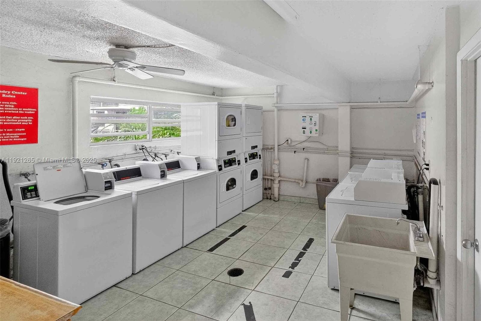 on-site laundry room