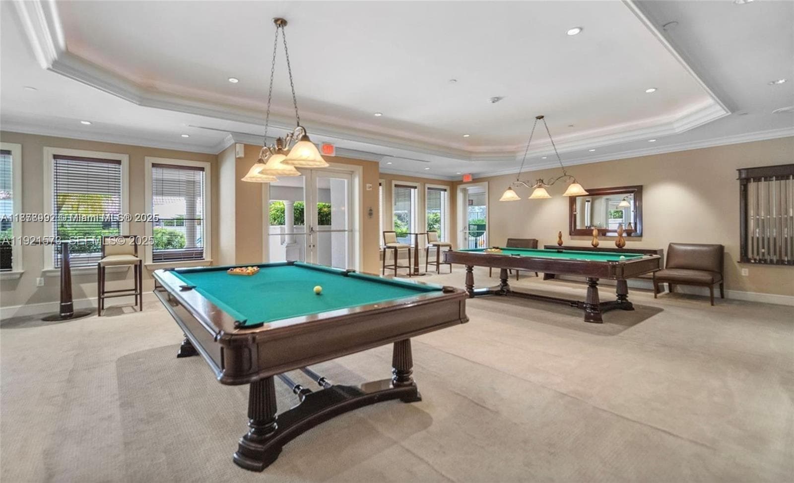 Billiard room
