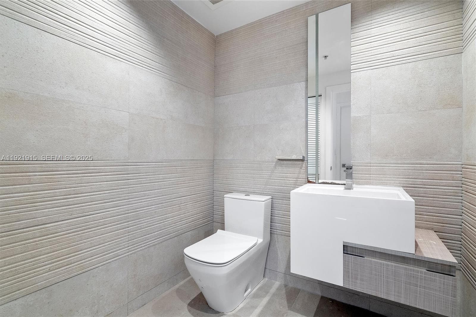 Guest half bathroom