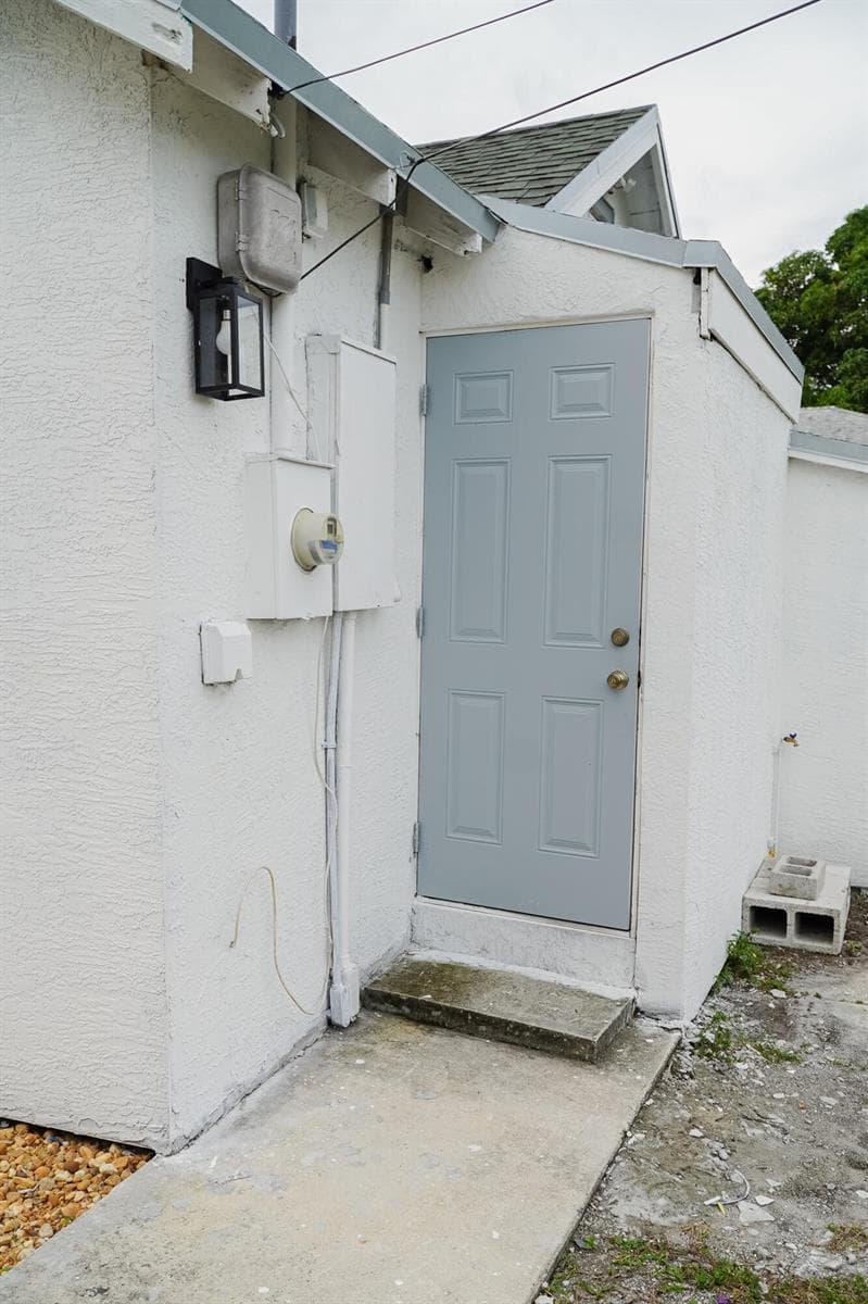 EXIT DOOR FROM KITCHEN