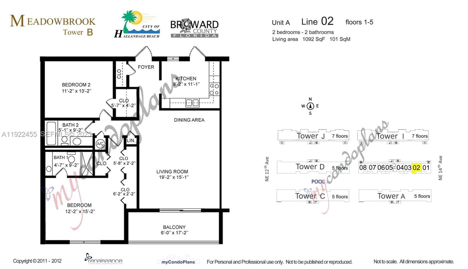 MEADOWBROOK TOWERS CONDO · #402 in Hallandale Beach - Photo 10