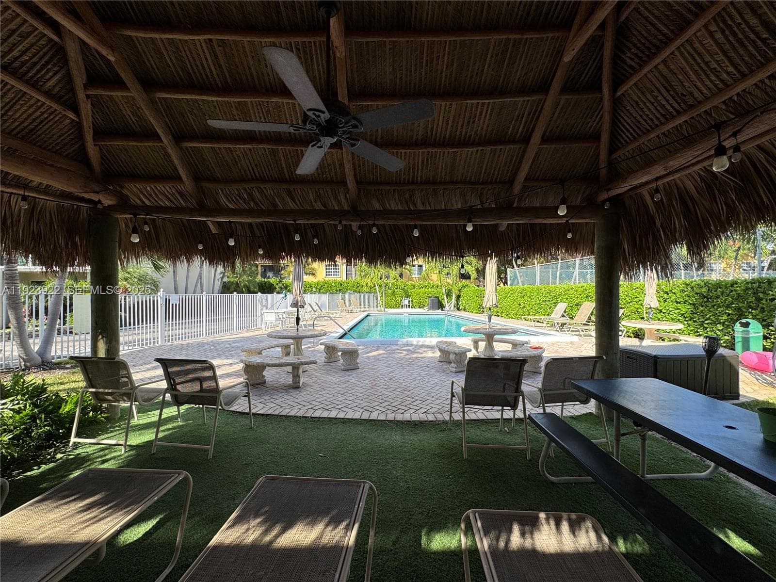 Tiki Hut By the one of the three pools