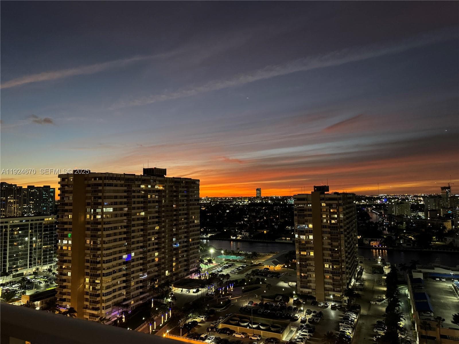 Balcony sunsets