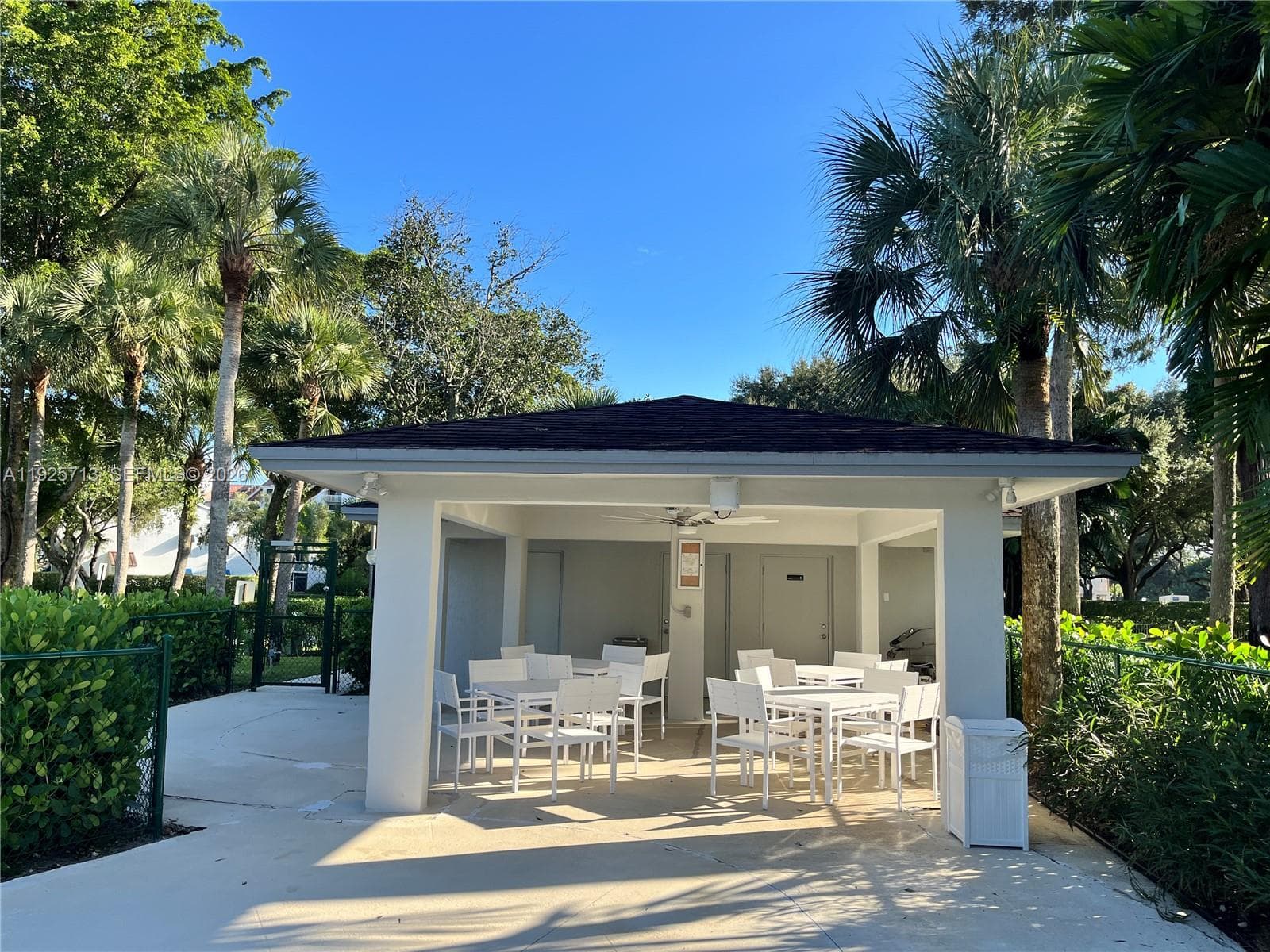 Social area by poolside