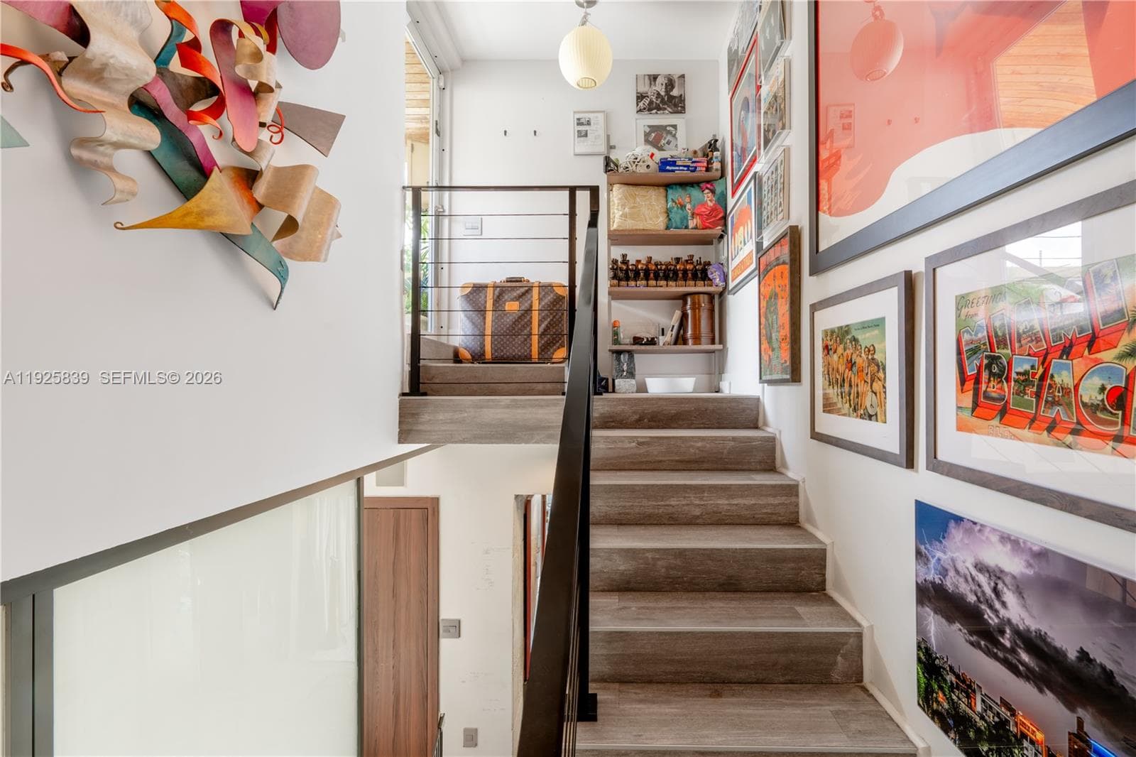Stairway to rooftop