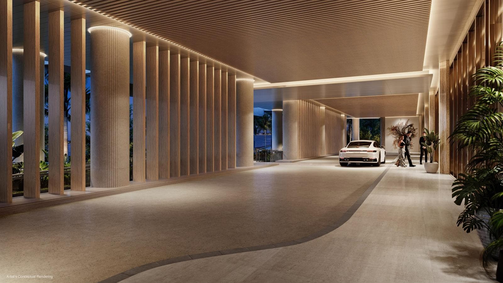 3.Porte Cochere
