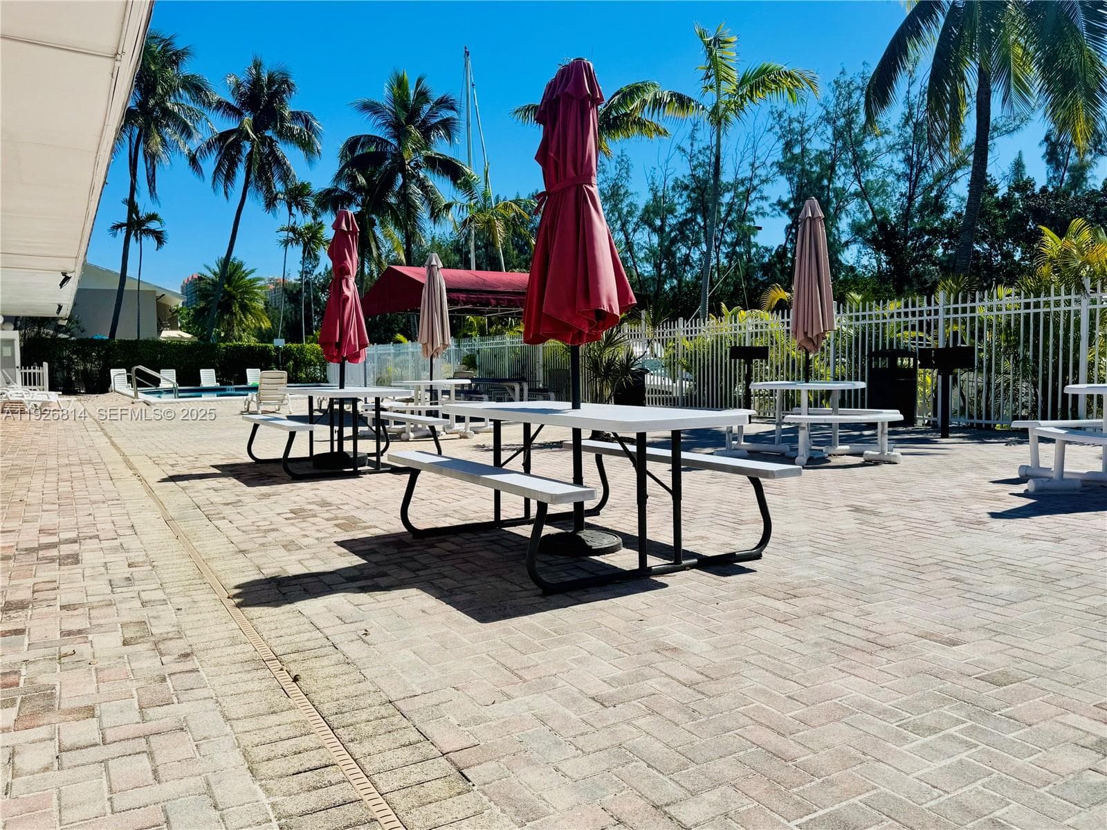 POOL AREA/BBQ/TABLES