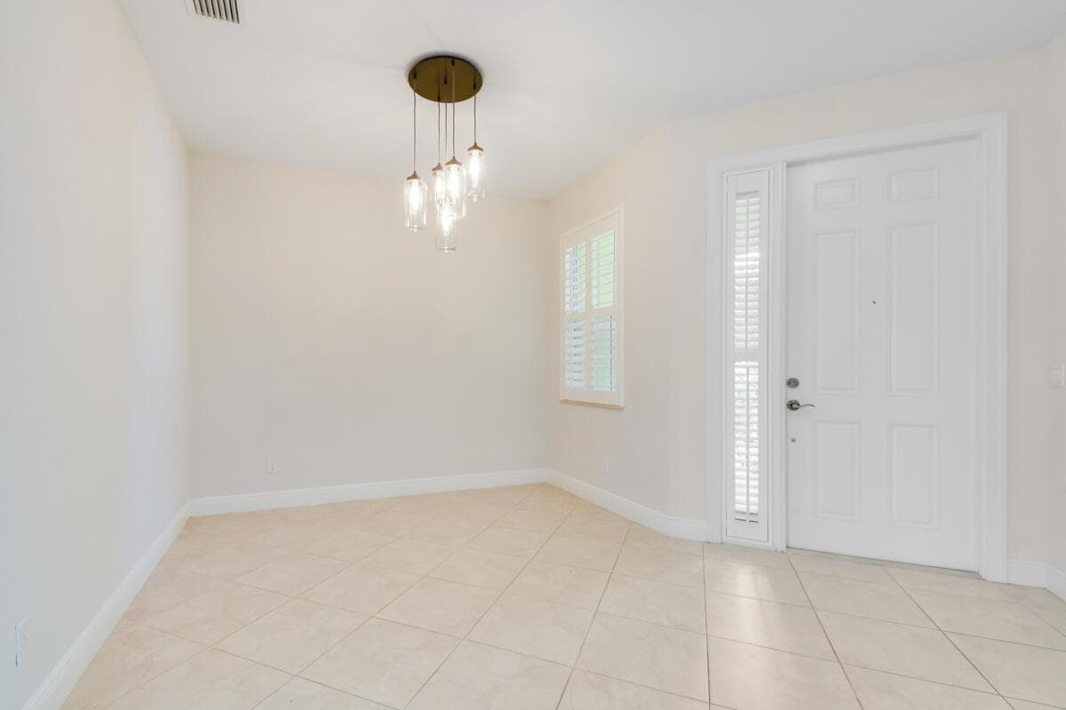 Separate Dining Area