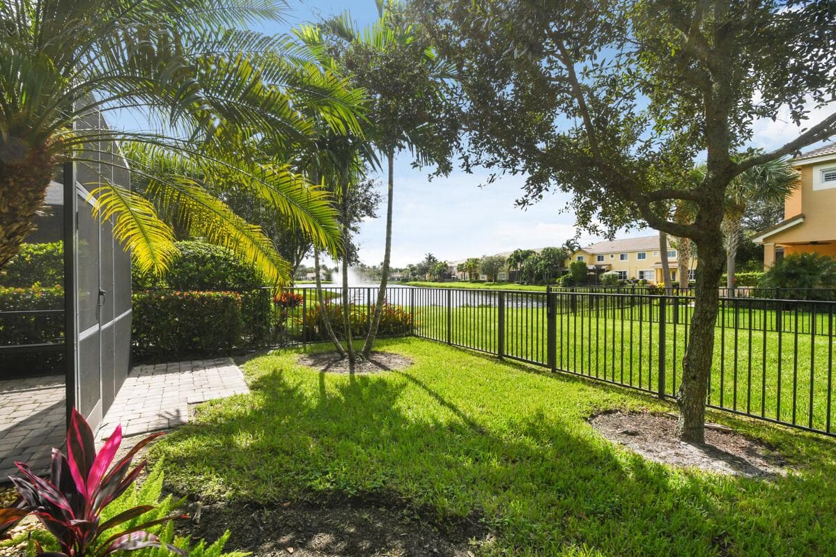 Fenced-In Backyard
