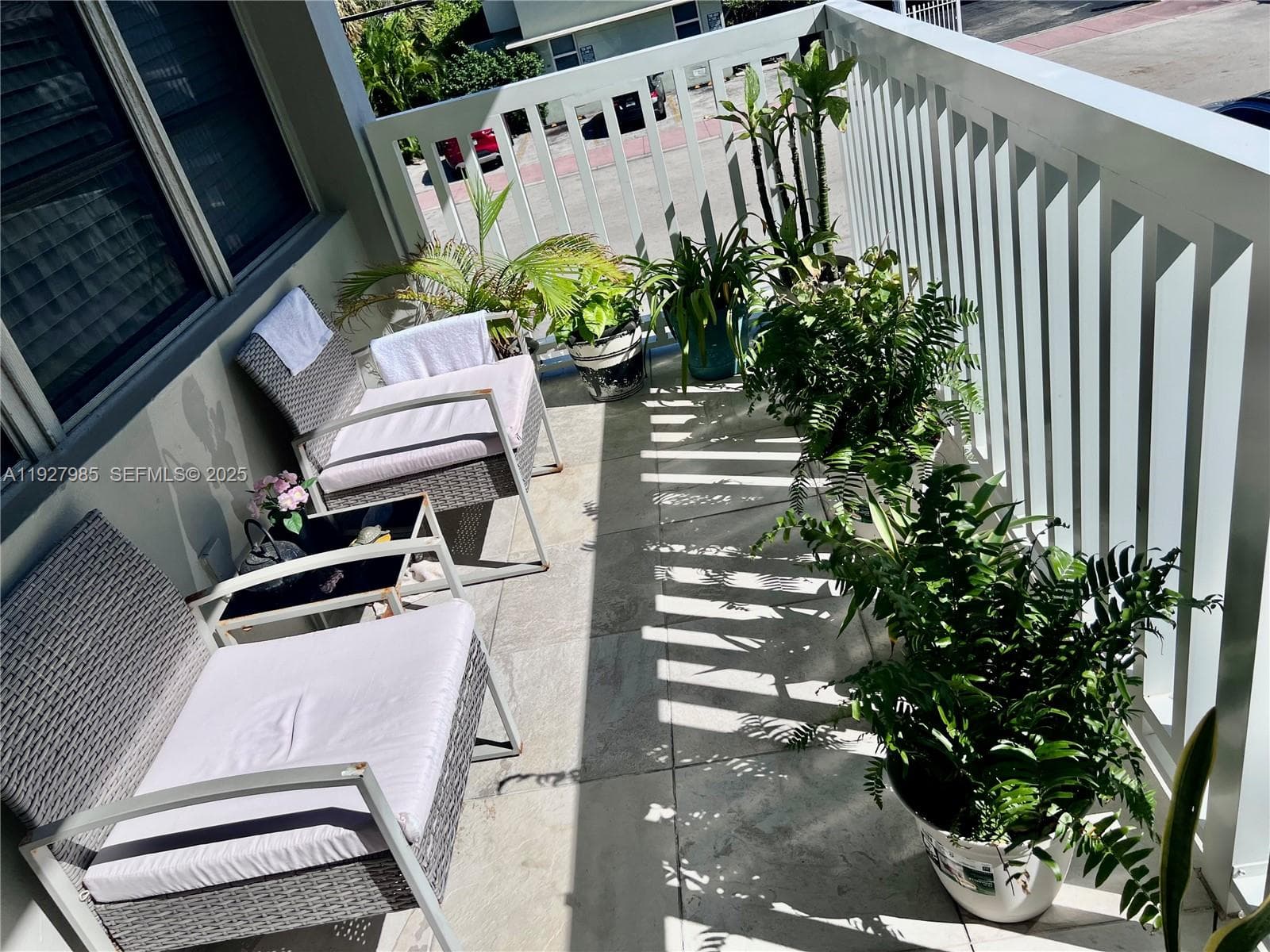 relaxing balcony