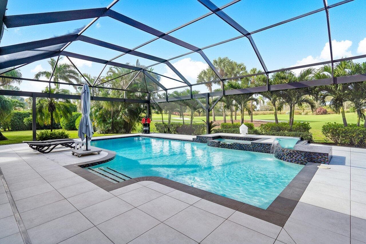 Pool patio