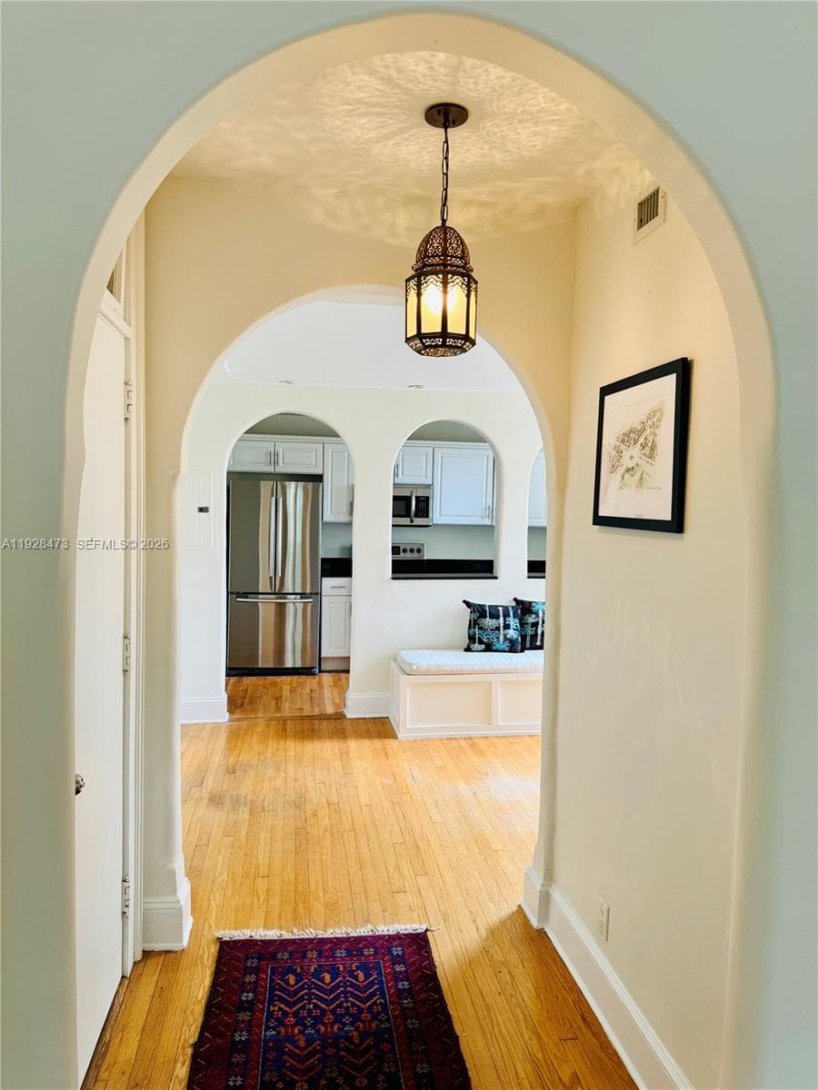 Spacious kitchen with stainless steel appliances & plenty of cabinet space!