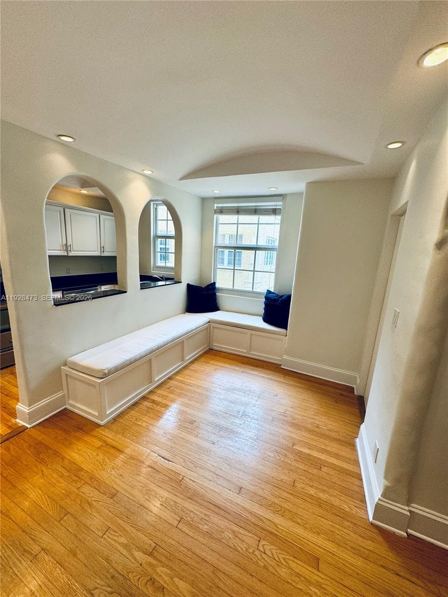 Open and bright dining area