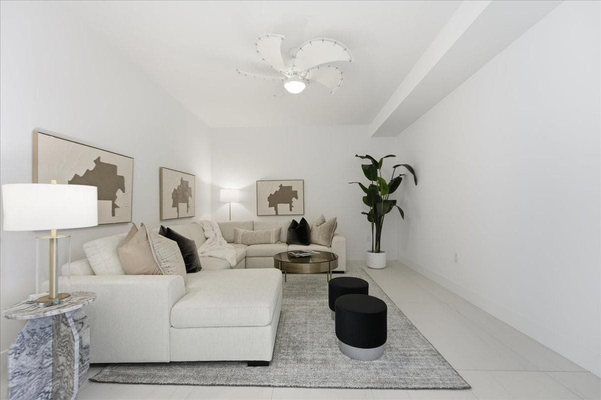fourth sleeping area has sleeper sofa