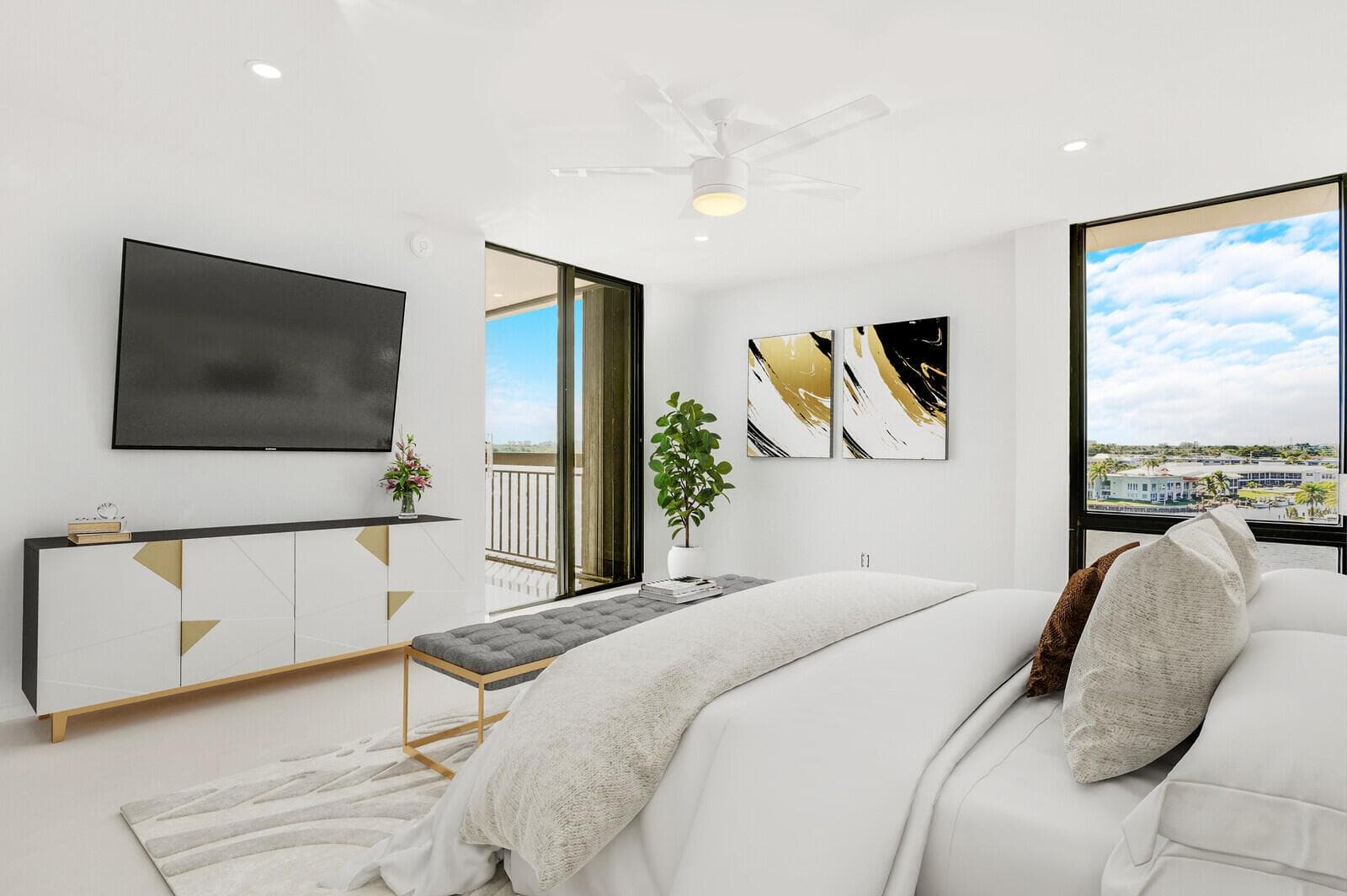 Primary Bedroom (virtually staged)