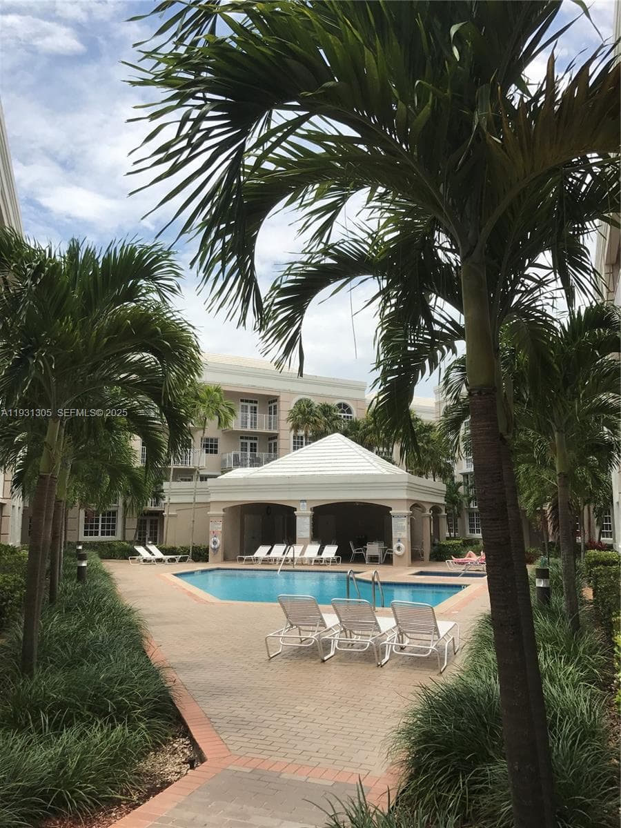 Private pool area