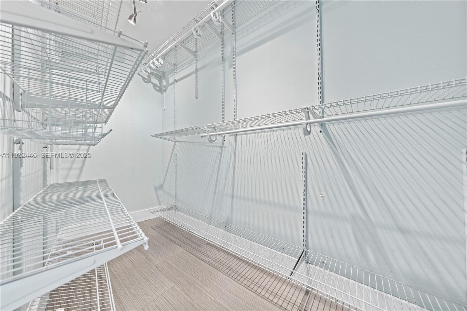 Primary closet
