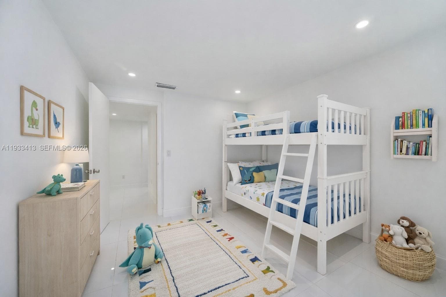 Virtually Staged 2nd Bedroom