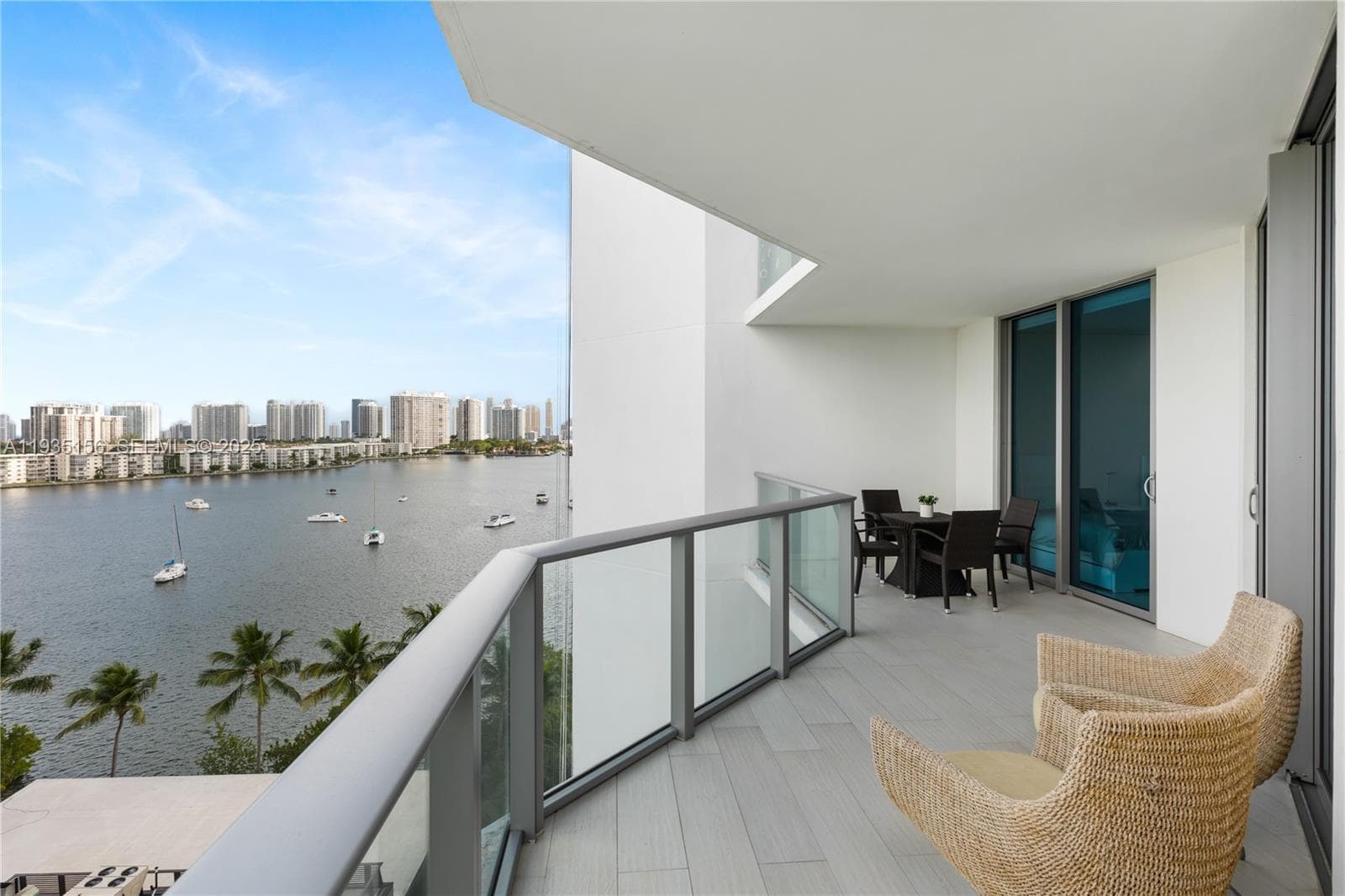 Tile Floor throughout the balcony