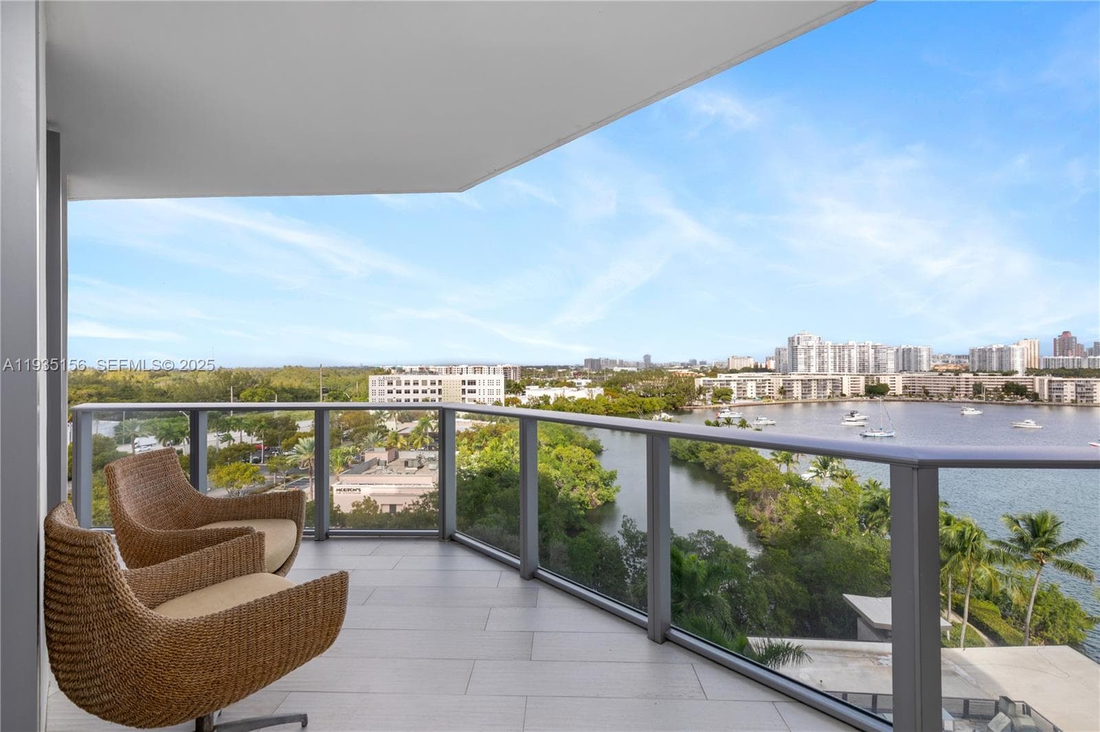 Tile Floor throughout the balcony