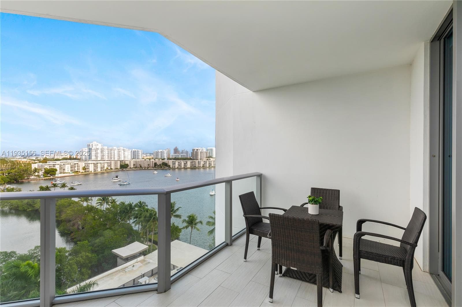 Tile Floor throughout the balcony