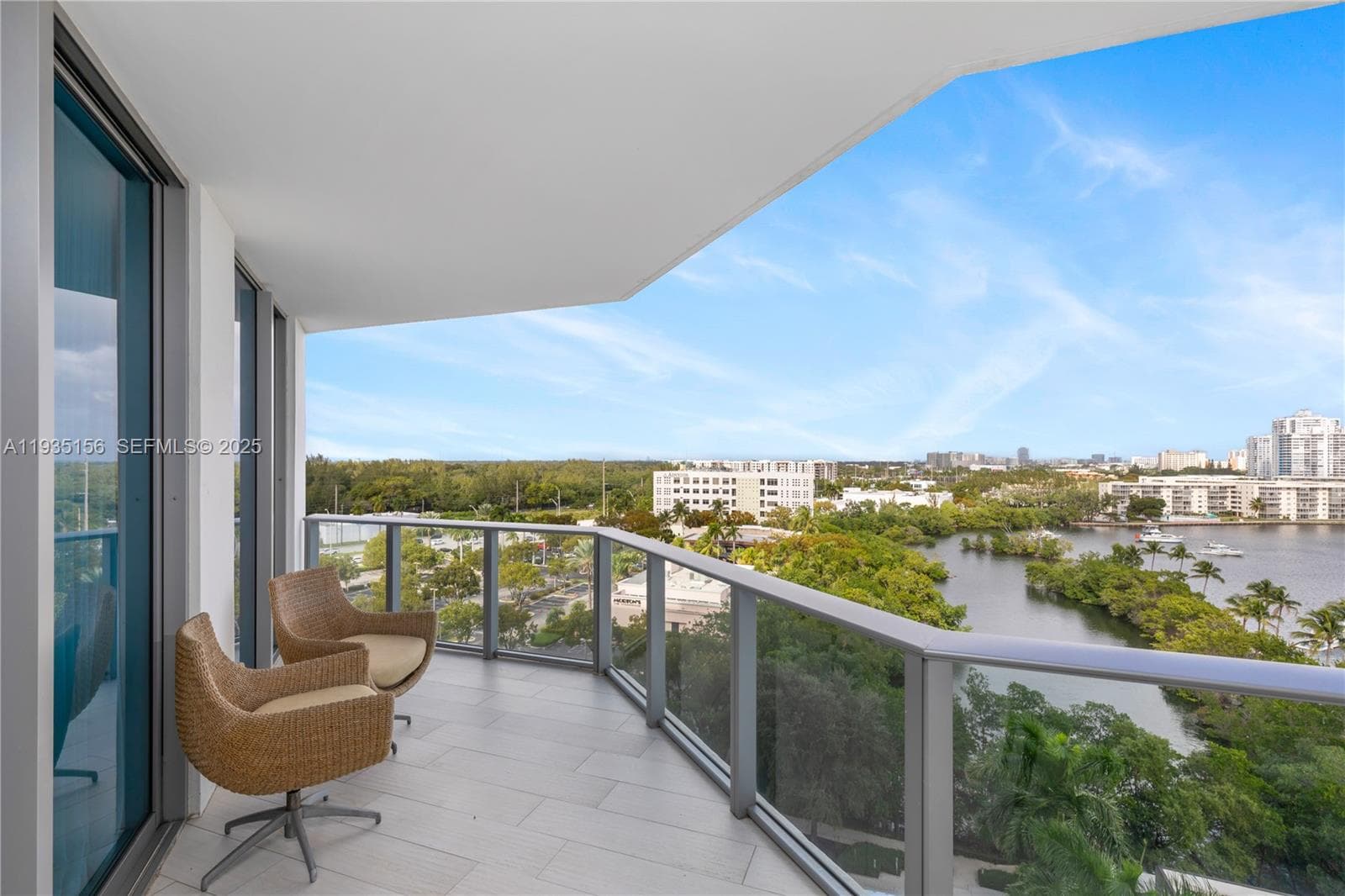 Tile Floor throughout the balcony