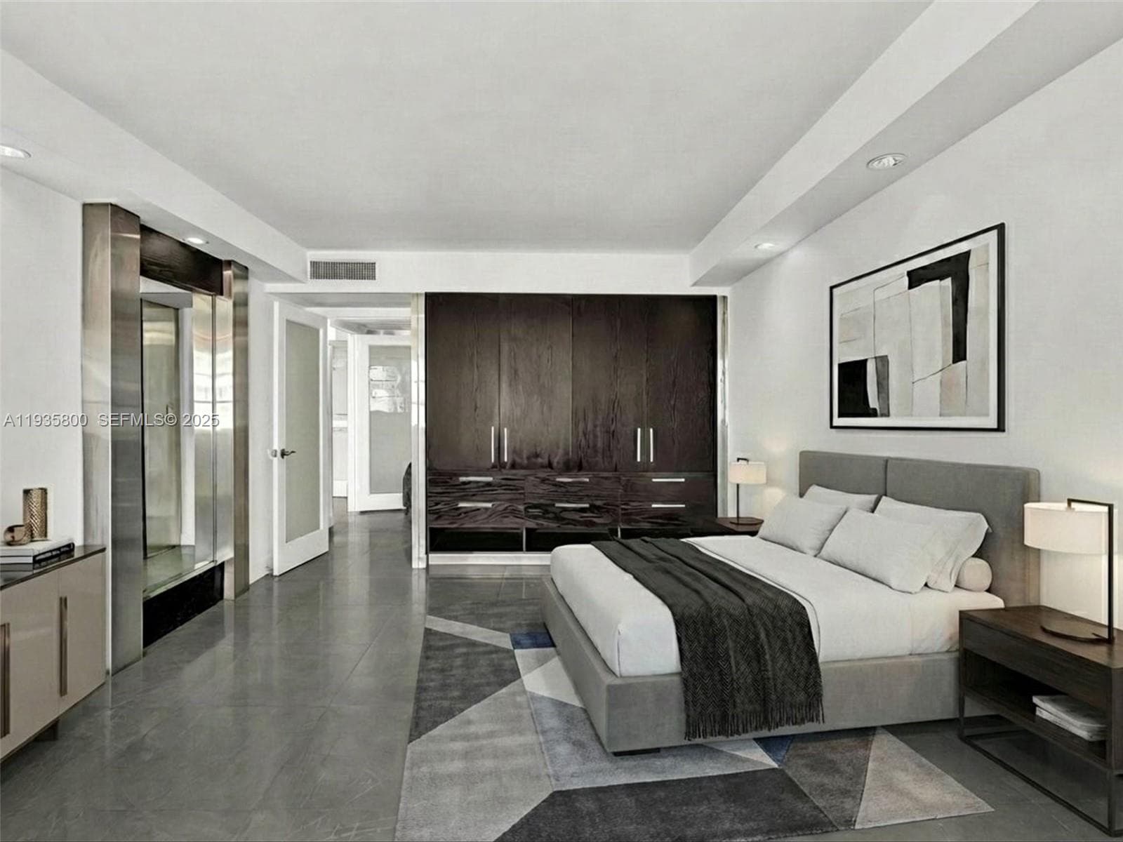 Virtually rendered furniture and decor