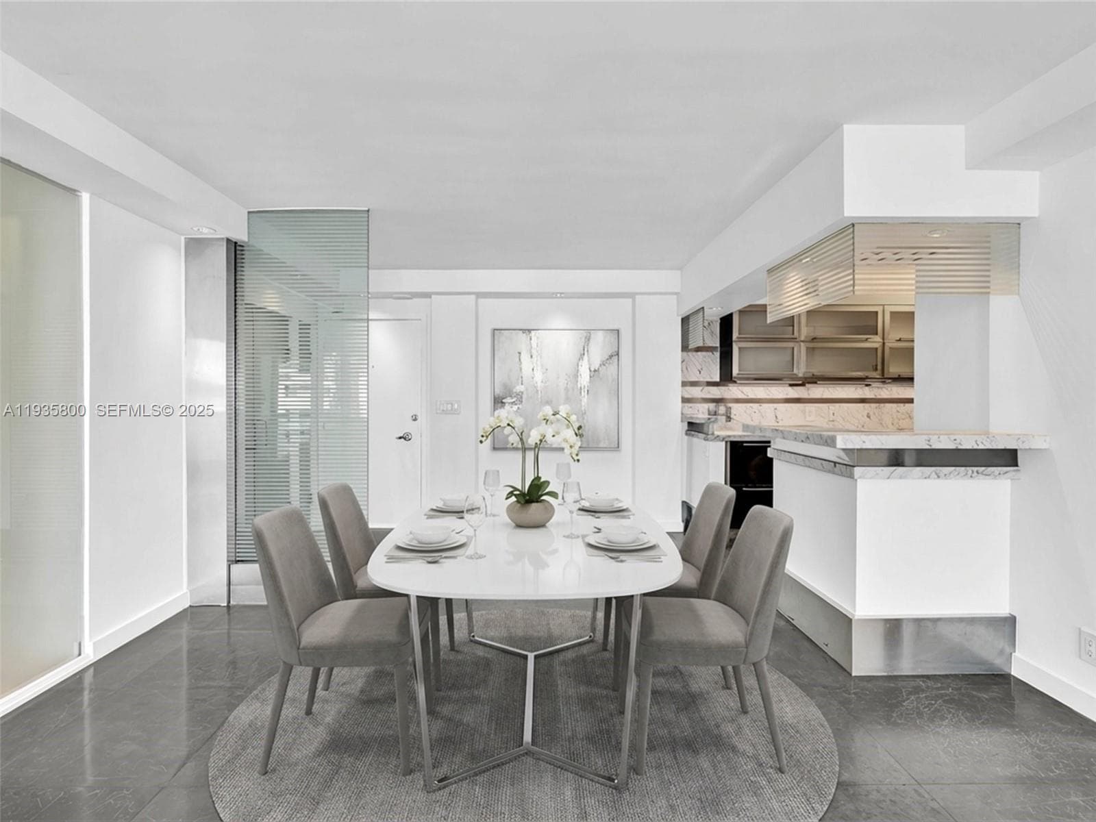 Virtually rendered furniture and decor