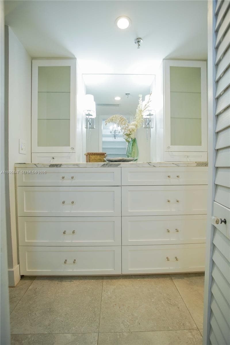 Dressing area