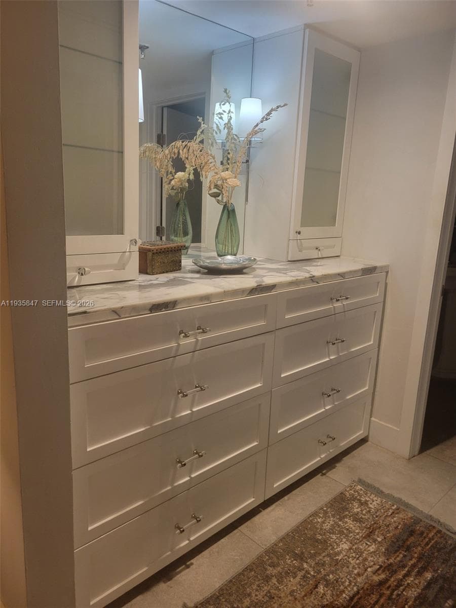 Dressing area