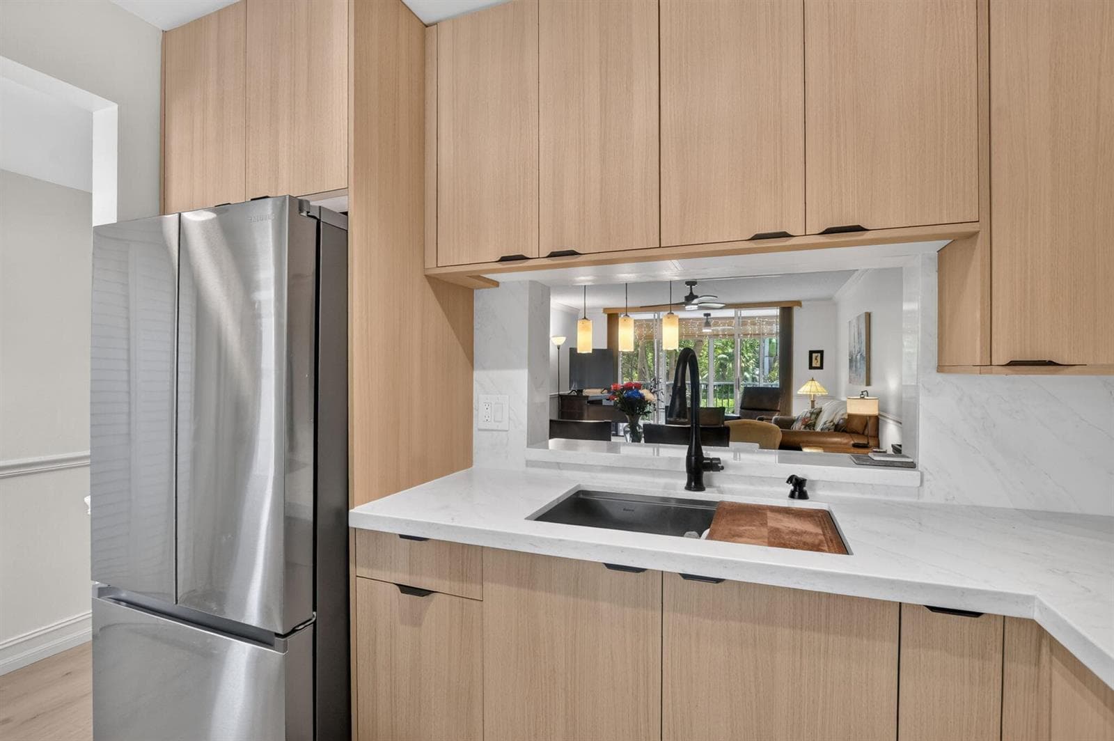 Pass-through kitchen