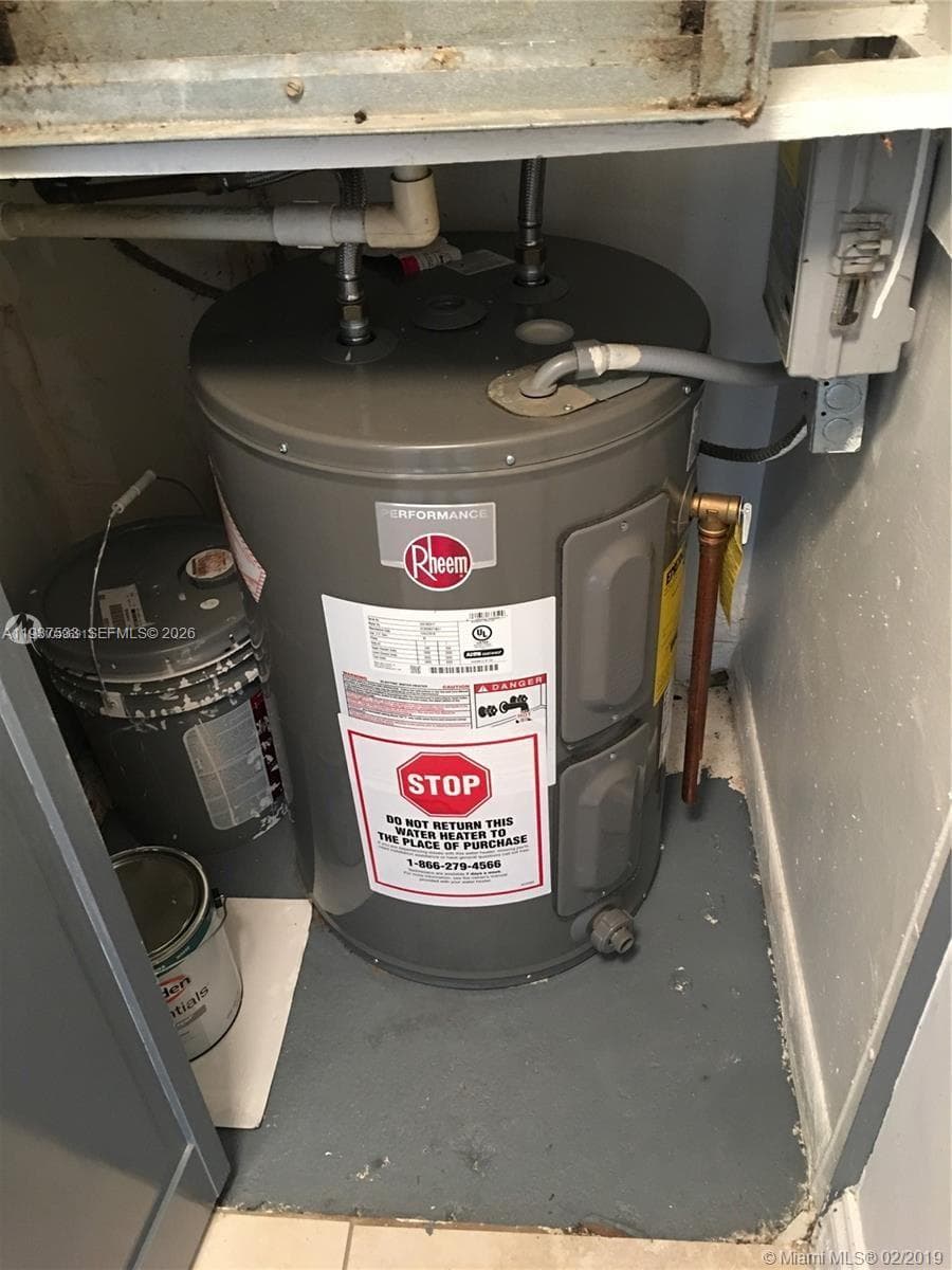 NEW WATER HEATER