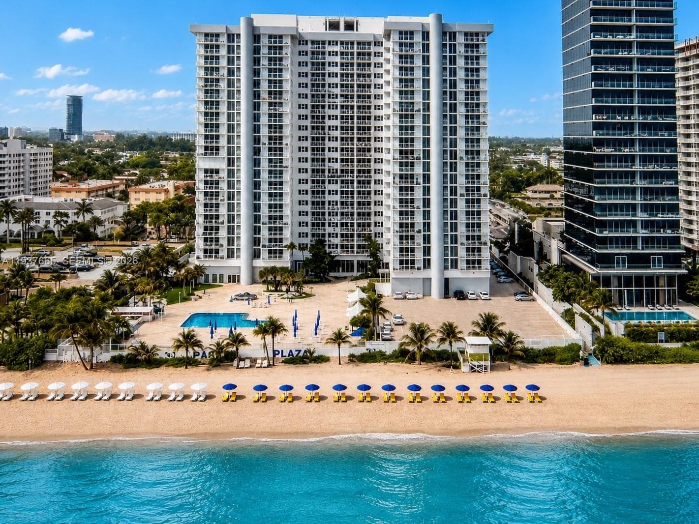 new modern bright glass terrace with private ocean drive intra coastal waterway boating views