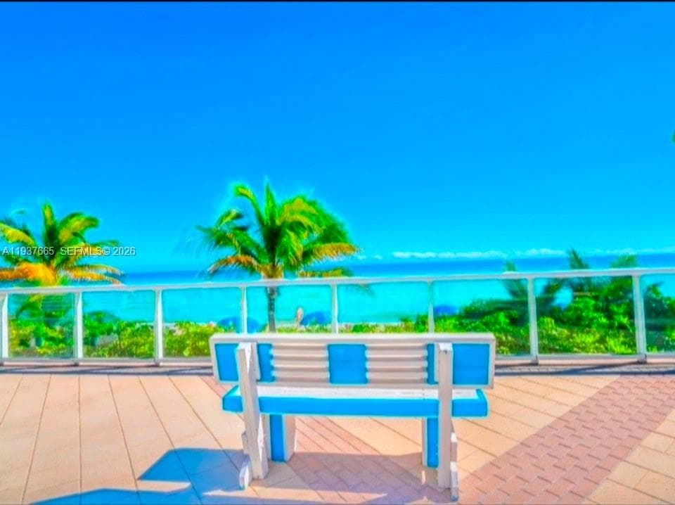 beachfront location