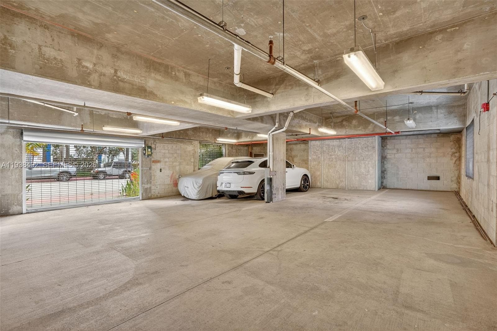 1 space in Garage. 1 Space Outside.