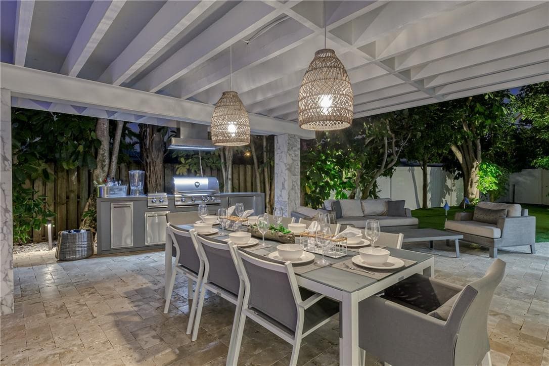 Outdoor Kitchen and Dining....