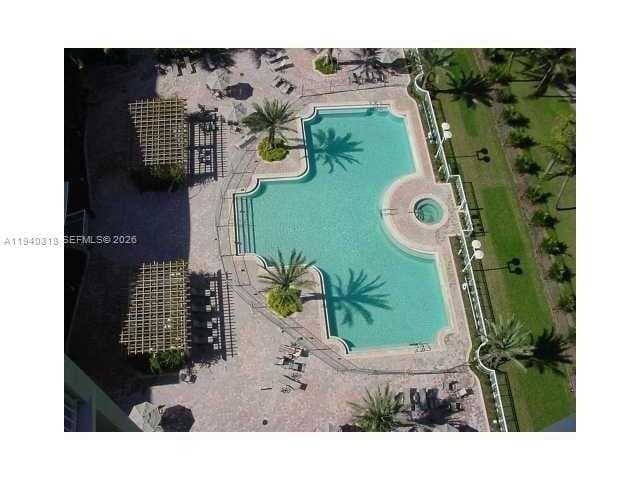 Swimming pool overlookinf Golf Course