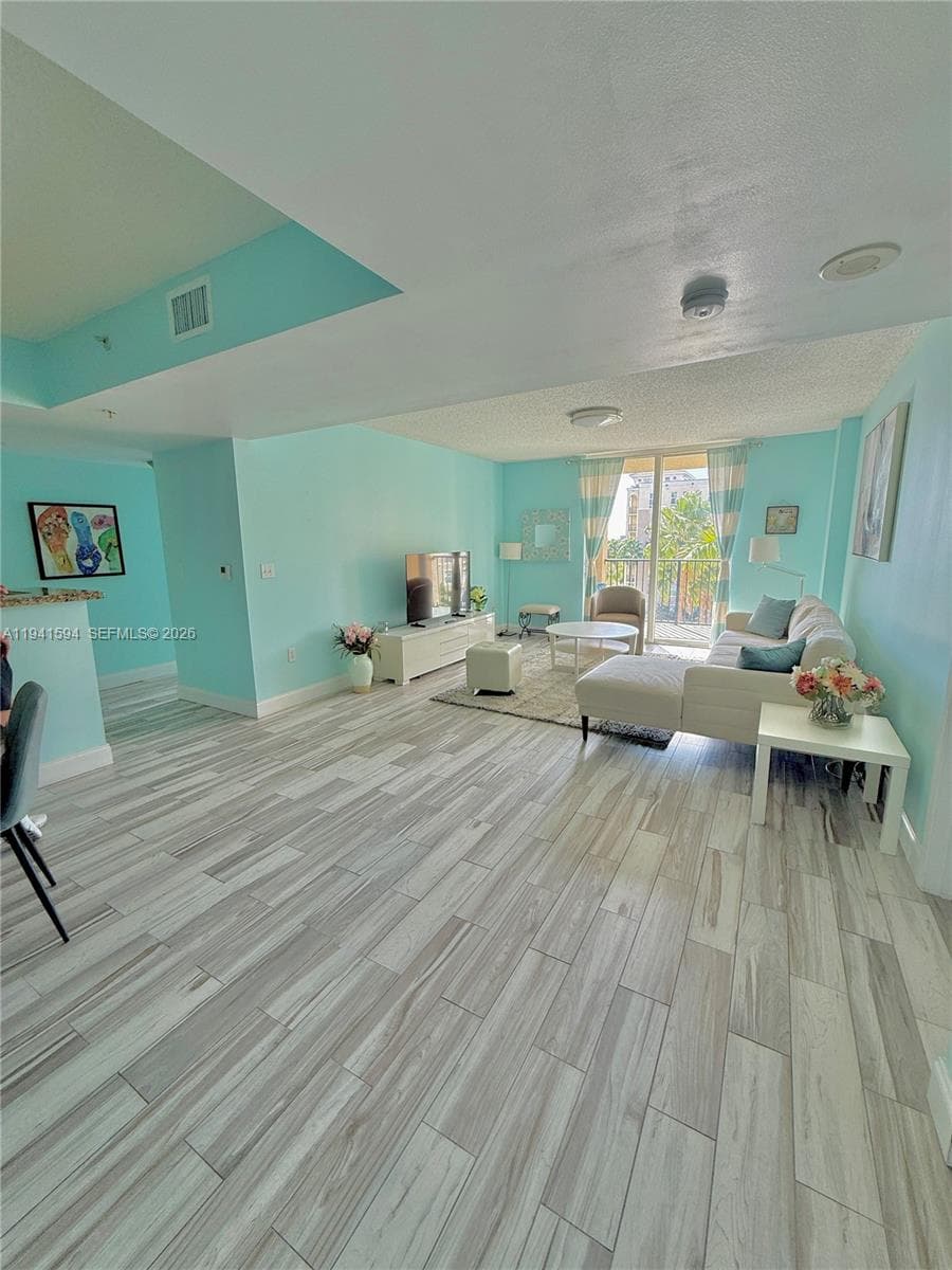 Living room from front entrance